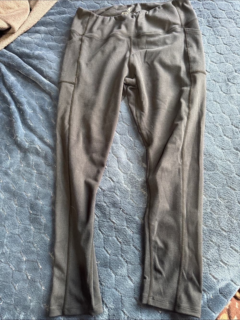 Body Glove Black Leggings with Side Pockets